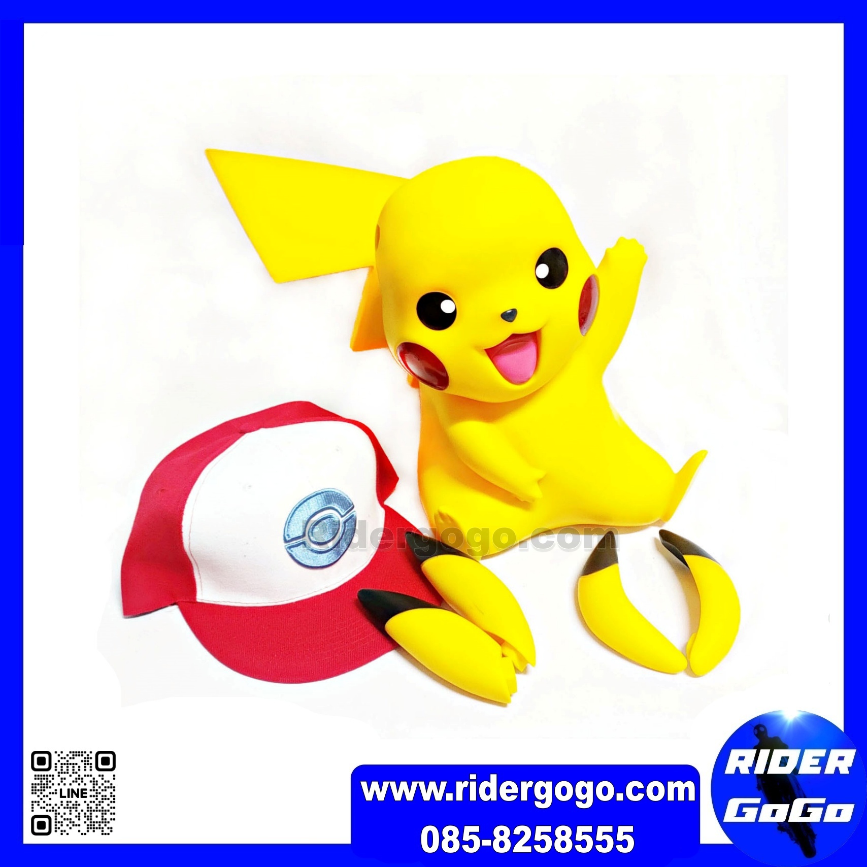 Model Pikachu Pokemon โมเดล โปเกมอน พิคาชู ตัวใหญ่ สูงประมาณ 30 ซม.