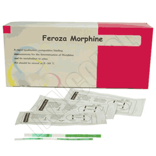 Feroza ชุดตรวจเฮโรอีน มอร์ฟีน ฝิ่น แบบจุ่ม 100 test