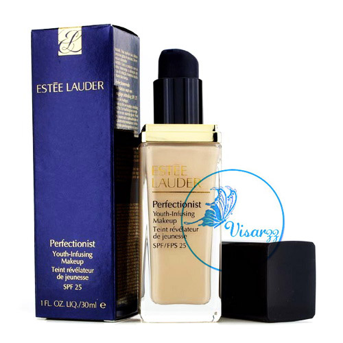 (ลดพิเศษมากกว่า 35%) Estee Lauder Perfectionist Youth - Infusing Makeup SPF 25 30mL # 3W0 Warm Cream เน้นปกปิด เพื่อความชุ่มชื้นให้กับผิวหน้า ไม่มัน
