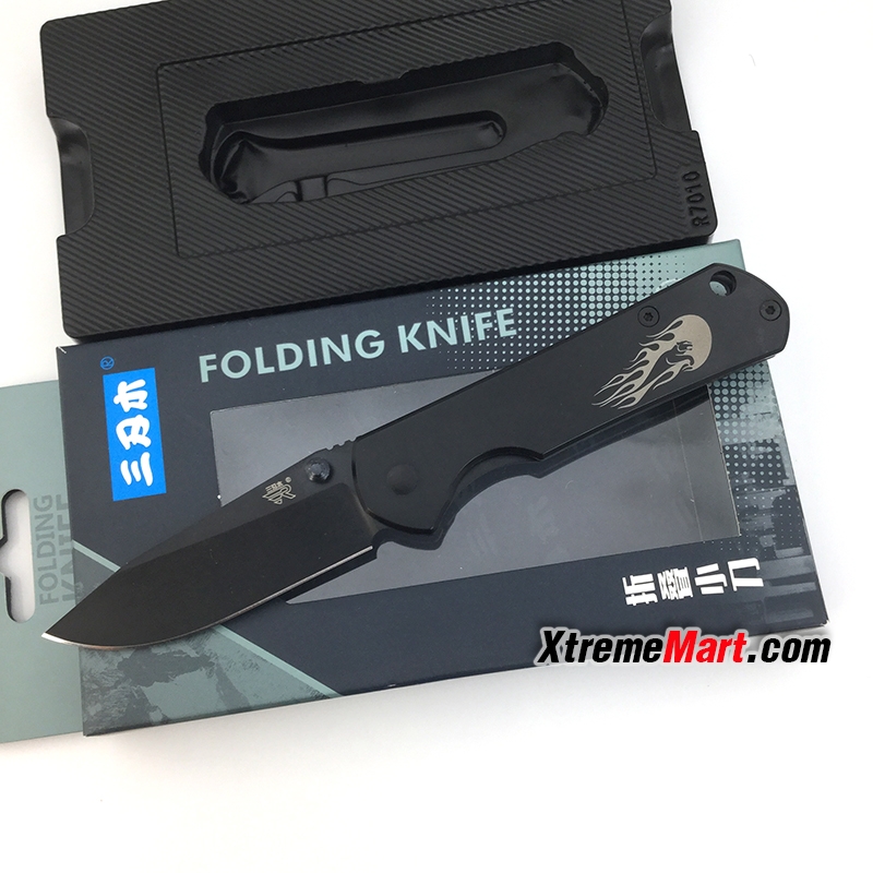 มีดพับ Classic Sanrenmu 7010LUI-SH Pocket EDC Folding Knife Camping Tool