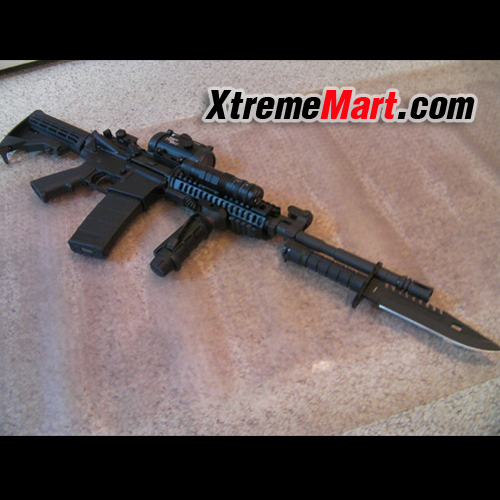 มีดใบตาย M9 มีดติดปลายปืนไรเฟิลตระกูล M16, AR15, M4, G3 และปืนมาตรฐาน NATO รุ่นอื่นๆ