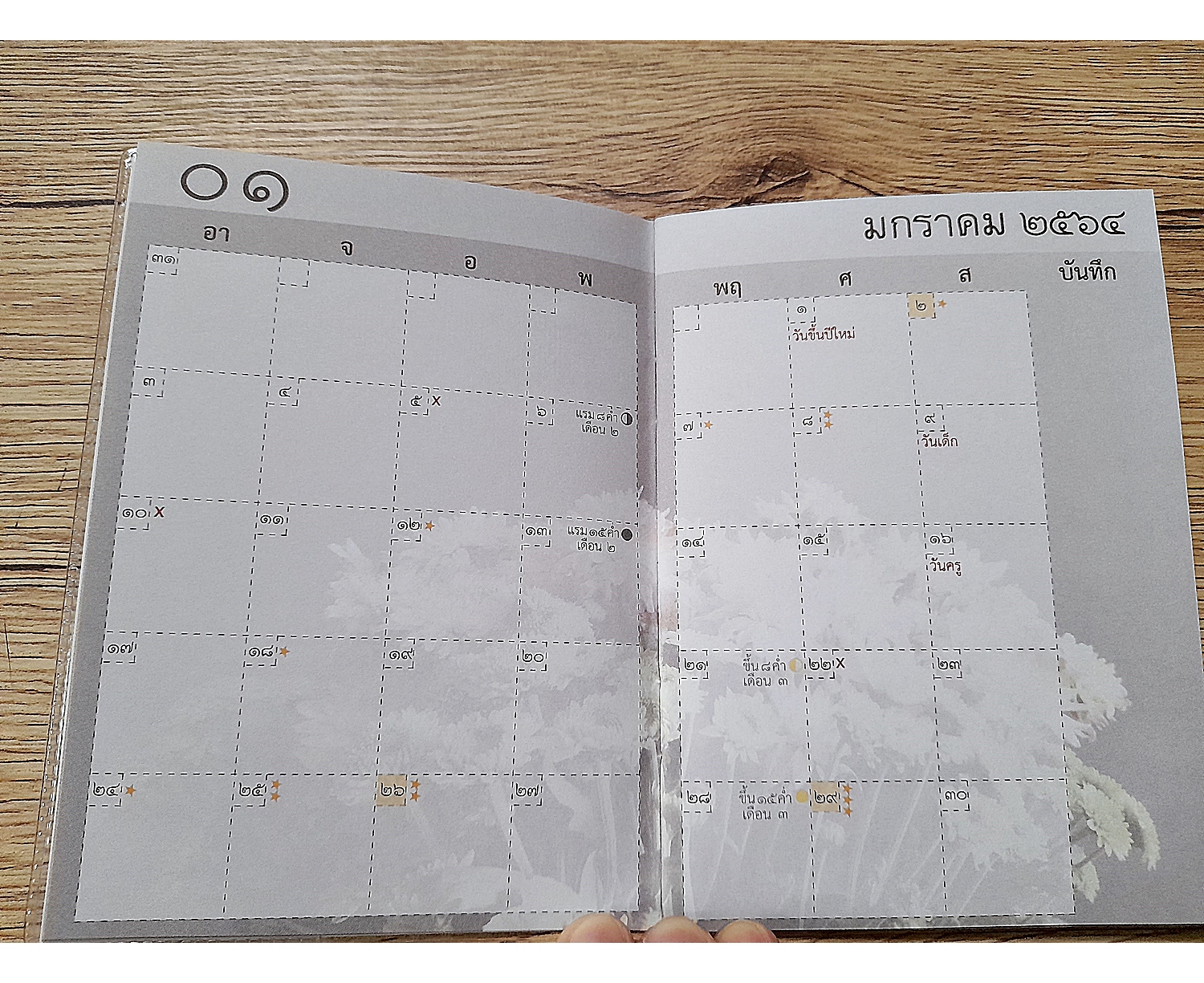 ปฏิทินฤกษ์พรหมประสิทธิ์ วัดท่าขนุน (รุ่นนี้มี ยันต์นะโมตาบอด) ปี2564 - (ใช้สำหรับดูฤกษ์ต่างๆ ตลอดทั้งปี64)