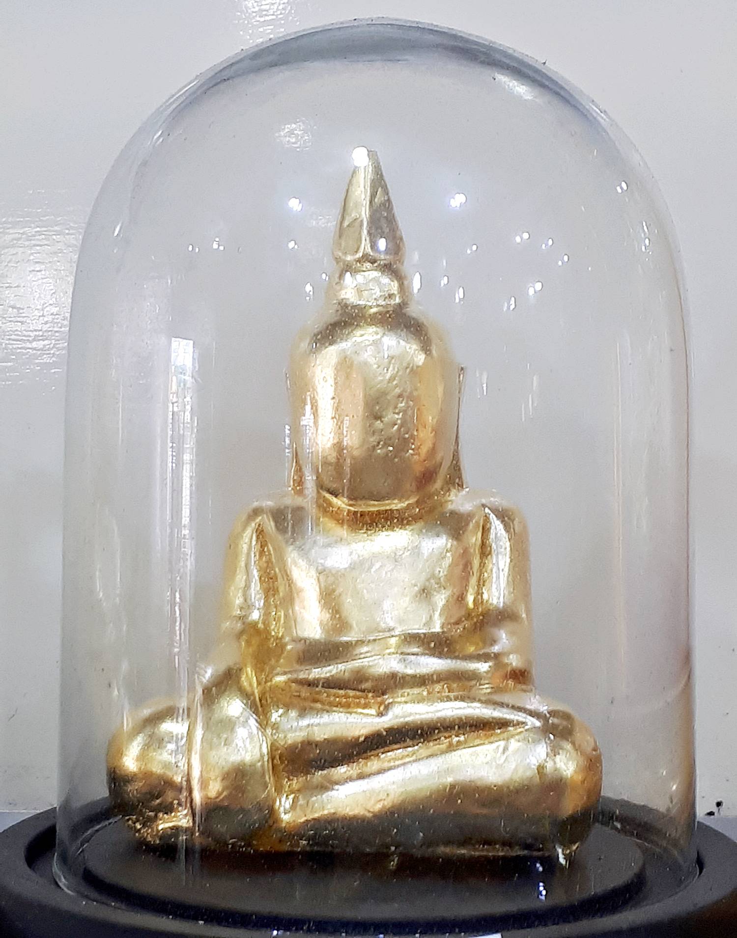 รูปหล่อ หลวงพ่อทอง วัดเขาตะเครา สมัยดั่งเดิม หน้าตัก3นิ้ว ปิดทองแท้