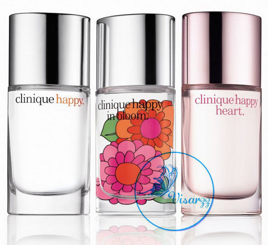 Clinique Exclusive Happy, Happier, Happiest ชุดน้ำหอม 3 กลิ่นขายดีสุดของคลินิก ในขนาดพกพาสะดวก 30 mL
