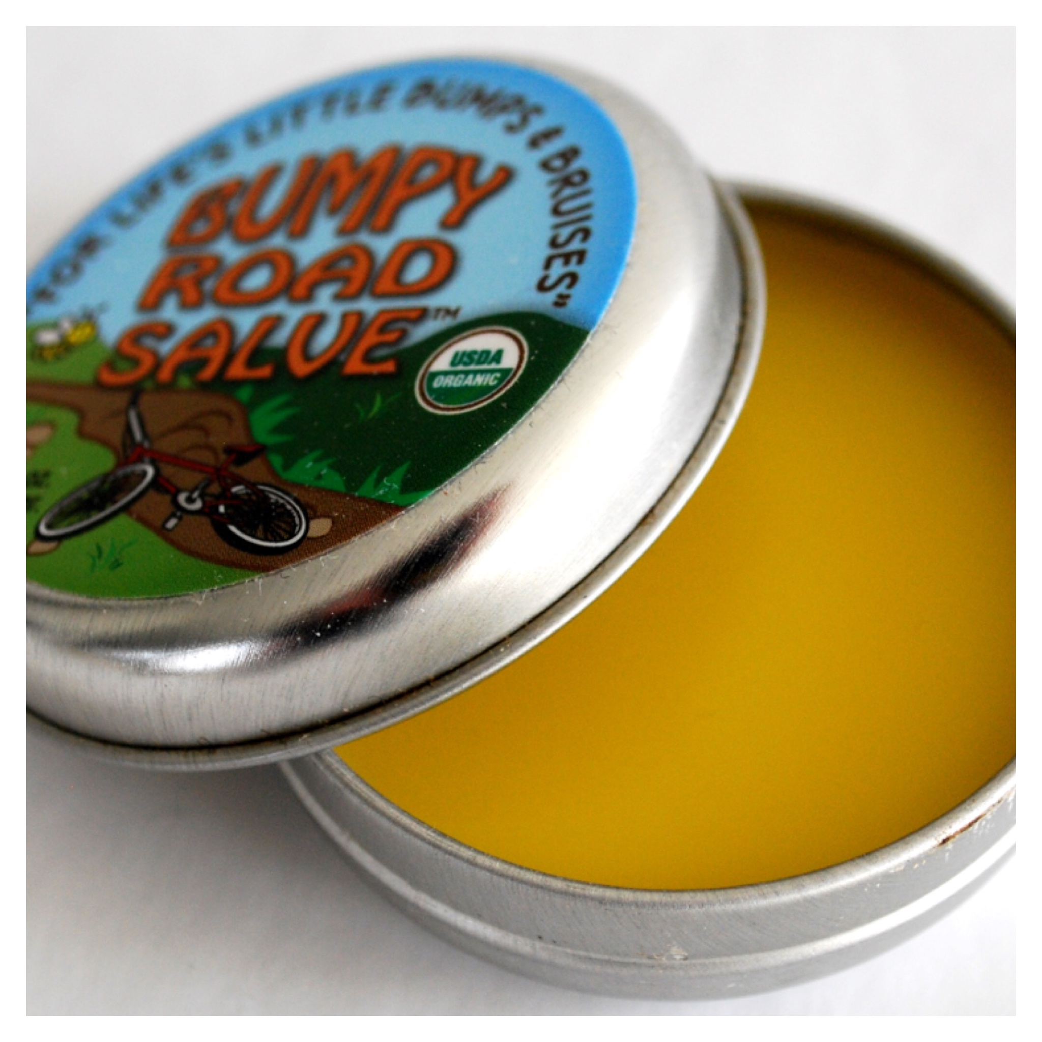 ขี้ผึ้งบรรเทาอาการบวมโนและฟกช้ำ Sierra Bees Bumpy Road Salve (Jar)