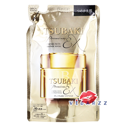 (Refill) Shiseido Tsubaki Premium Repair Mask 150g ทรีทเม้นท์บำรุงผมเข้มข้น สูตรเข้มข้นพิเศษ นวดบำรุงเส้นผมใน 0 วินาที ช่วยประหยัดเวลา ไม่ต้องนวดทิ้งไว้นาน ล้างออกได้ทันที ใช้แล้วผมนุ่มมาก
