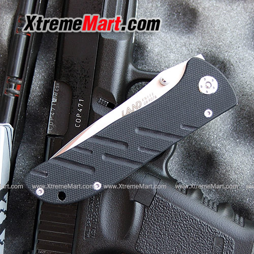 มีดพับ Land GB9-907A ใบกึ่งหยัก