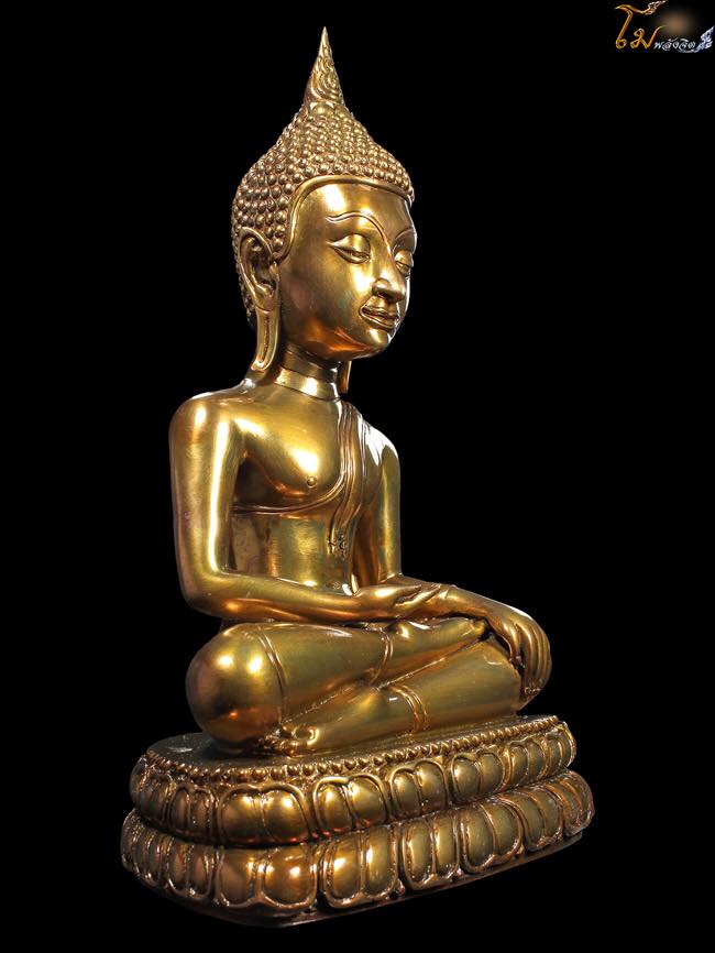 พระบูชา หลวงพ่อสัมฤทธิ์ หน้าตัก 5 นิ้ว หลวงปู่หา วัดสักกะวัน (ภูกุ้มข้าว) กาฬสินธุ์