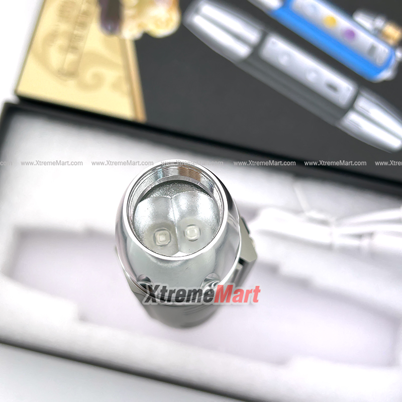 ไฟฉายส่องอัญมณี Ultrafire-S87 UV/Yellow Light Gem Jewelry Torch Jade Appraisal Flashlight (Silver)