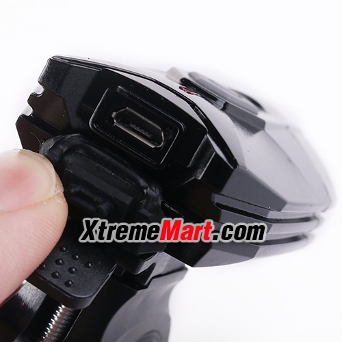 ไฟติดหน้ารถจักรยาน Raypal-RPL-2269 แสงขาว 300 LUMENS Bike Lights USB Rechargeable (Black)