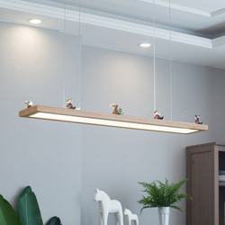 โคมไฟรางไม้ - เหลี่ยม