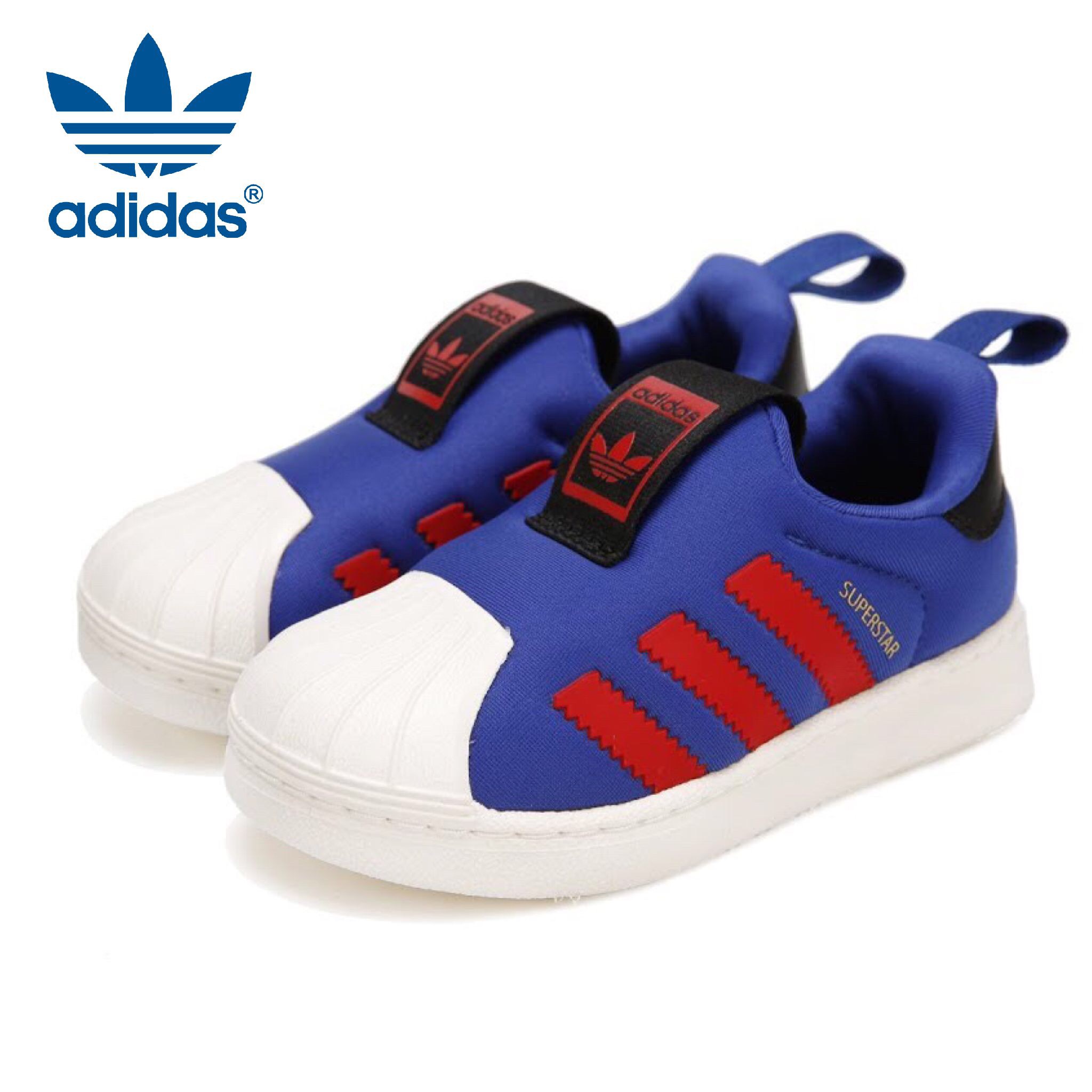 รองเท้าสำหรับเด็ก Adidas Superstar 360 I (Core Blue/Footwear Red)