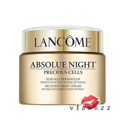 (Tester) Lancome Absolue Night Precious Cells Recovery Night Cream 15mL สุดยอดครีมบำรุงผิวยามค่ำคืน อุดมด้วยสารสกัดจากดอกกุหลาบ ฟื้นฟูผิวยามค่ำคืน ปลอบประโลมผิวที่ร่วงโรยให้มีชีิวิตชีวาอีกครั้ง