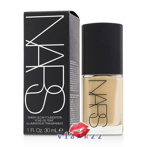 (Fiji) Nars Sheer Glow Foundation # Fiji (Light 5) 30 mL สำหรับผิวออกโทนเหลือง