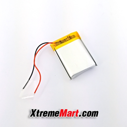 แบตเตอรี่ชาร์จ Li-po รุ่น 103040 3.7V 1200 mAh สำหรับไฟฉายคาดหัว Rechargeable battery(ก้อนละ)