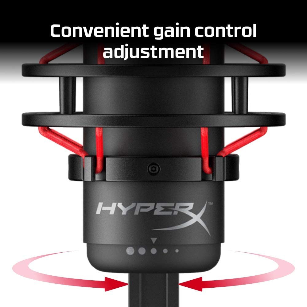 HyperX QuadCast USB Condenser Gaming Microphone Streaming Youtube (ไมโครโฟนคอนเดนเซอร์) รับประกันศูนย์2ปี ไมค์สตรีมมิ่ง
