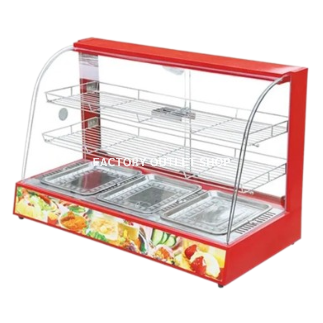 ตู้โชว์อุ่นอาหาร ตู้อุ่นร้อน ตู้โชว์พาย ตู้อุ่นอาหาร Food Warmer Display
