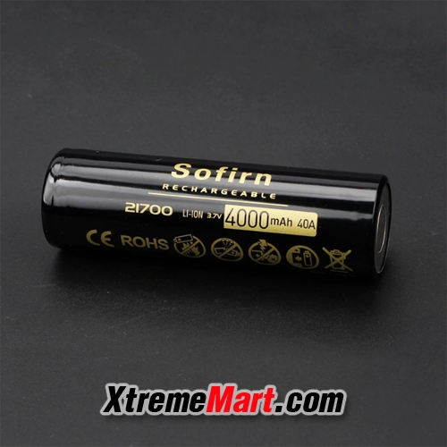 แบตเตอรี่ชาร์จ Sofirn 21700 4000mAh 40A 3.7 V Li-ion Rechargeable Battery(ก้อนละ)