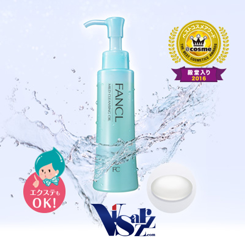 Fancl Mild Cleansing Oil 120mL คลีนซิ่งออยการันตีจากรางวัล Best Cleansing Oil จาก @Cosme ปี 2015 เพียงนวดเบาๆ ก็เพียงพอต่อการขจัดรองพื้นและมาสคาร่ากันน้ำ ปราศจากสารกันเสีย ผิวแพ้ง่ายใช้ได้ค่ะ โดยมีคุณสมบัติคือ Cushion Oil ที่ลดการเสียดสีระหว่างนิ้วมือกับผ
