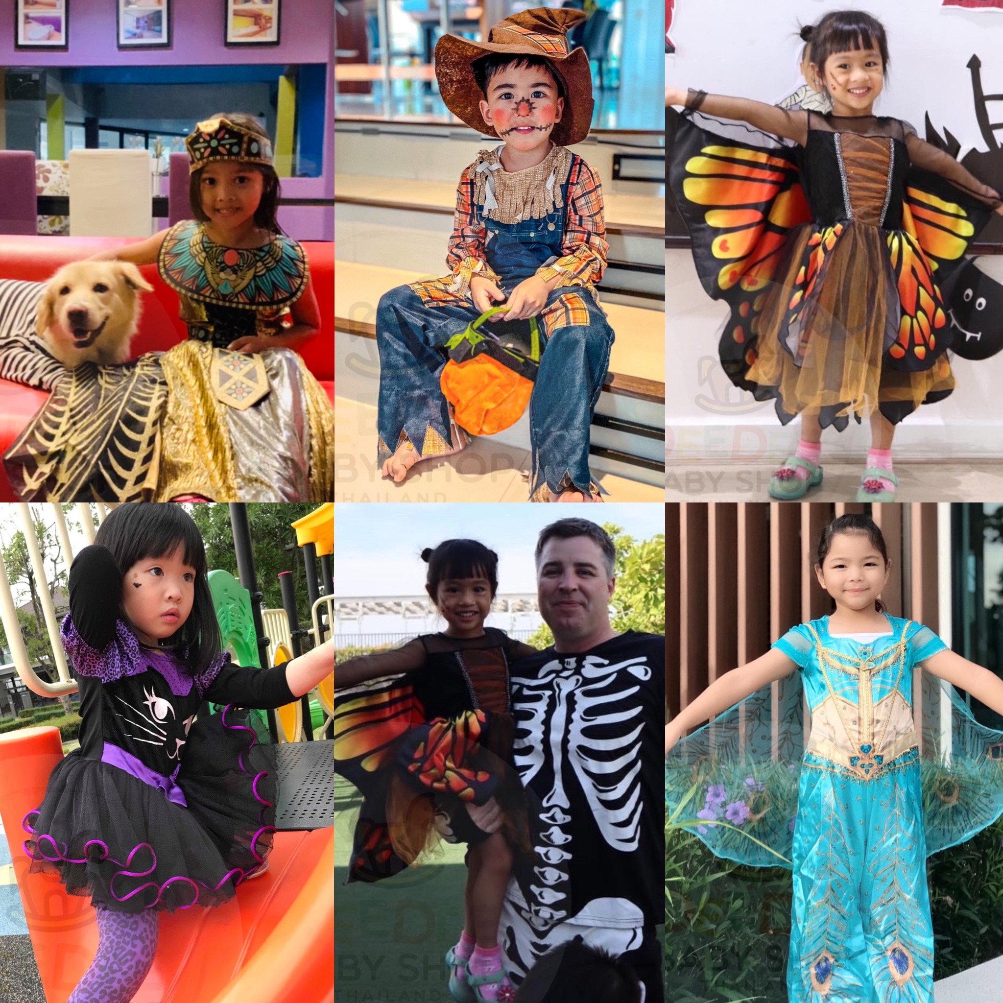 ชุดคอสตูมสำหรับเด็กเล็ก Hyde & EEK! Boutique Monarch Butterfly Halloween Costume for Toddlers