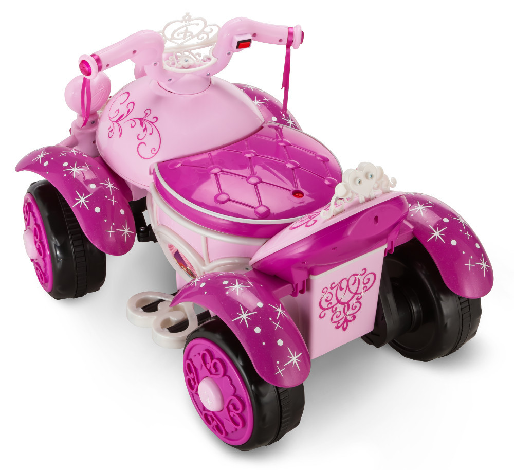 รถ ATV แบตเตอรี่แสนหวาน Kid Trax Disney Princess 6 Volt Quad Powered Ride-On