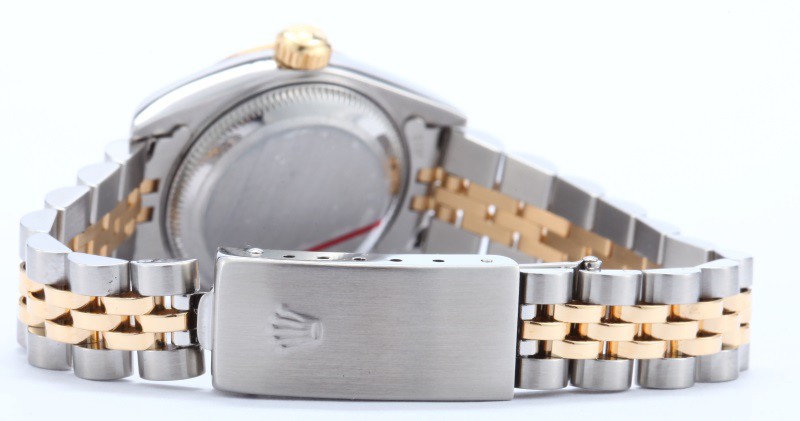 นาฬิกา Rolex DateJust Rose เกรด Mirror หน้าปัดสีเทา สายสีทองสลับเงินสวยสุดๆ