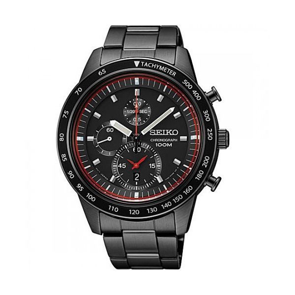 Seiko Mens Chronograph Watch with Tachymeter SNDD89P1