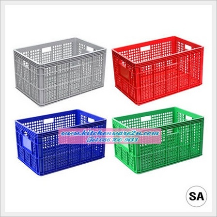 P06062 ลังทีวีโปร่ง (37.5 x 57 x 30.5 cm) เกรดเอ อย่างหนา No.125 (ราคาส่งต่อ 6 ใบ)