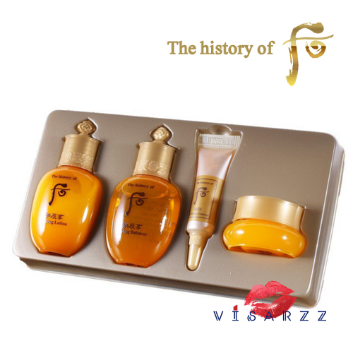 The History Of Whoo in yang Special Set (4 items) เซ็ทบำรุงผิวด้วยส่วนผสมหลัก รากโสมโบราณ เน้นเรื่องช่วยให้ผิวกักเก็บน้ำ ช่วยปรับสมดุลของผู้มีปัญหาเรื่องผิวแห้งมาก หรือมันเกินไป ช่วยไม่ให้ผิวแห้งกร้าน และให้ผิวกระจ่างใสขึ้น ยืดหยุ่นผิว ช่วยเพิ่ม Oxygen ให