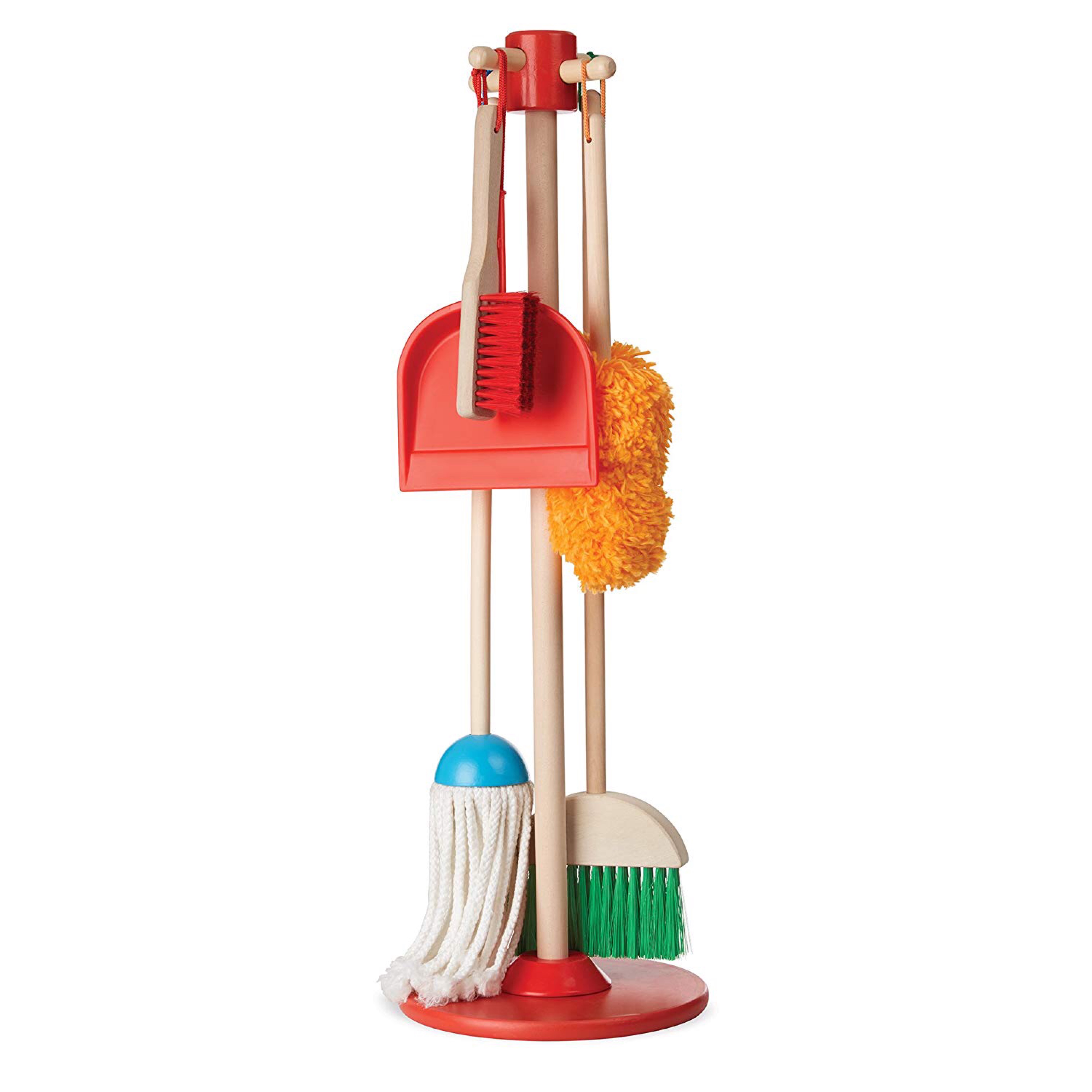 ชุดอุปกรณ์ทำความสะอาดสำหรับเด็ก Melissa & Doug Let's Play House! Dust! Sweep! Mop!