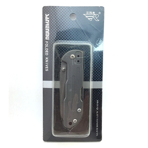 มีดพับSANRENMU T01 5in1 Multifuncational Tool Half Serrated Blade Aluminum Handle Camping Fishing Pocket Folding EDC Knife Collection