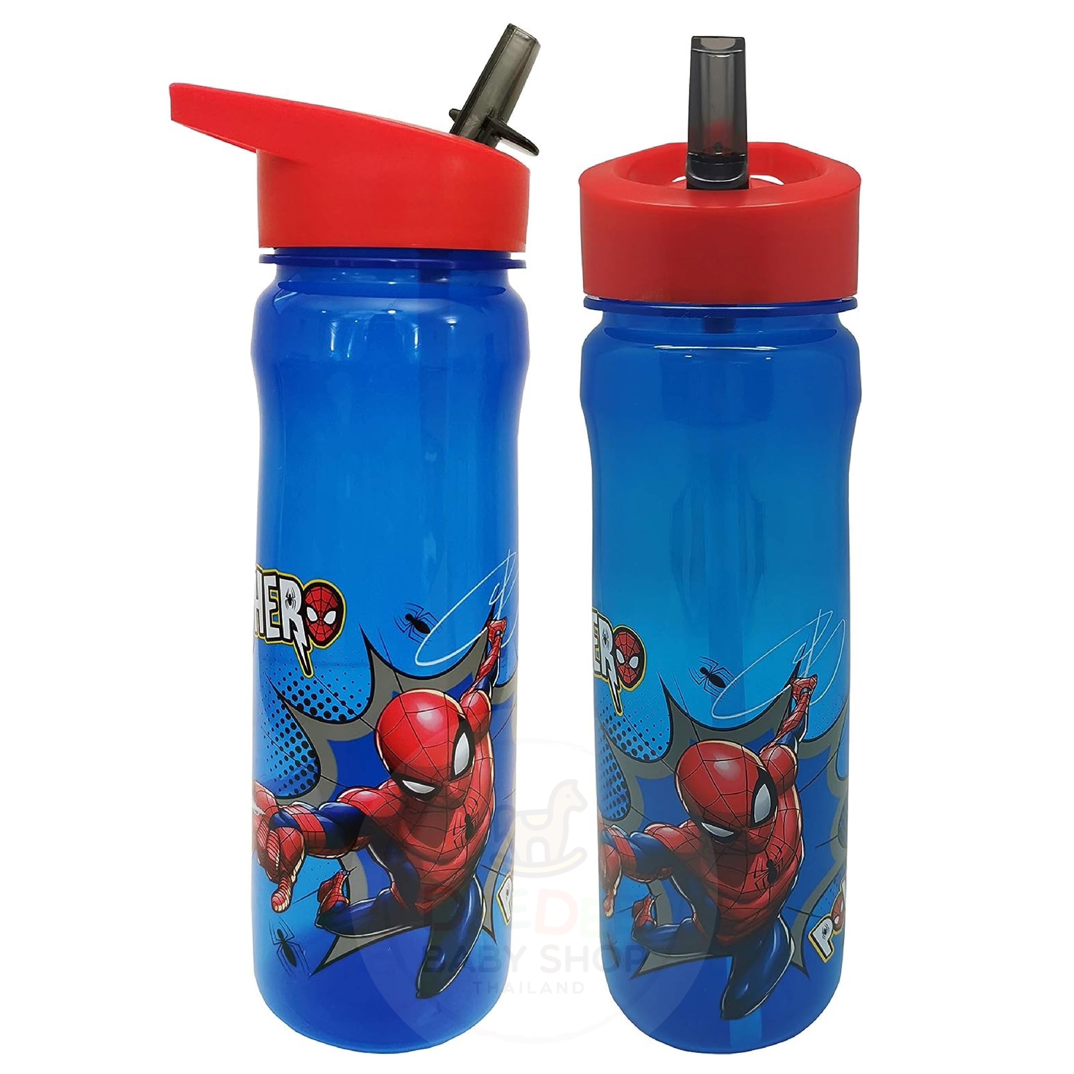 กระติกน้ำแบบหลอดดื่มสำหรับเด็ก DNC Mavel Spider-Man Sport Bottle 600ml