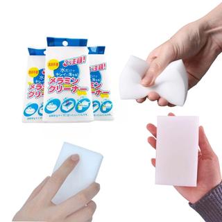 ฟองน้ำมหัศจรรย์แพค3ชิ้น Magic Nano Spongeฟองน้ำนาโนอเนกประสงค์เช็ดคราบสกปรกคราบมันใช้แค่น้ำเปล่า