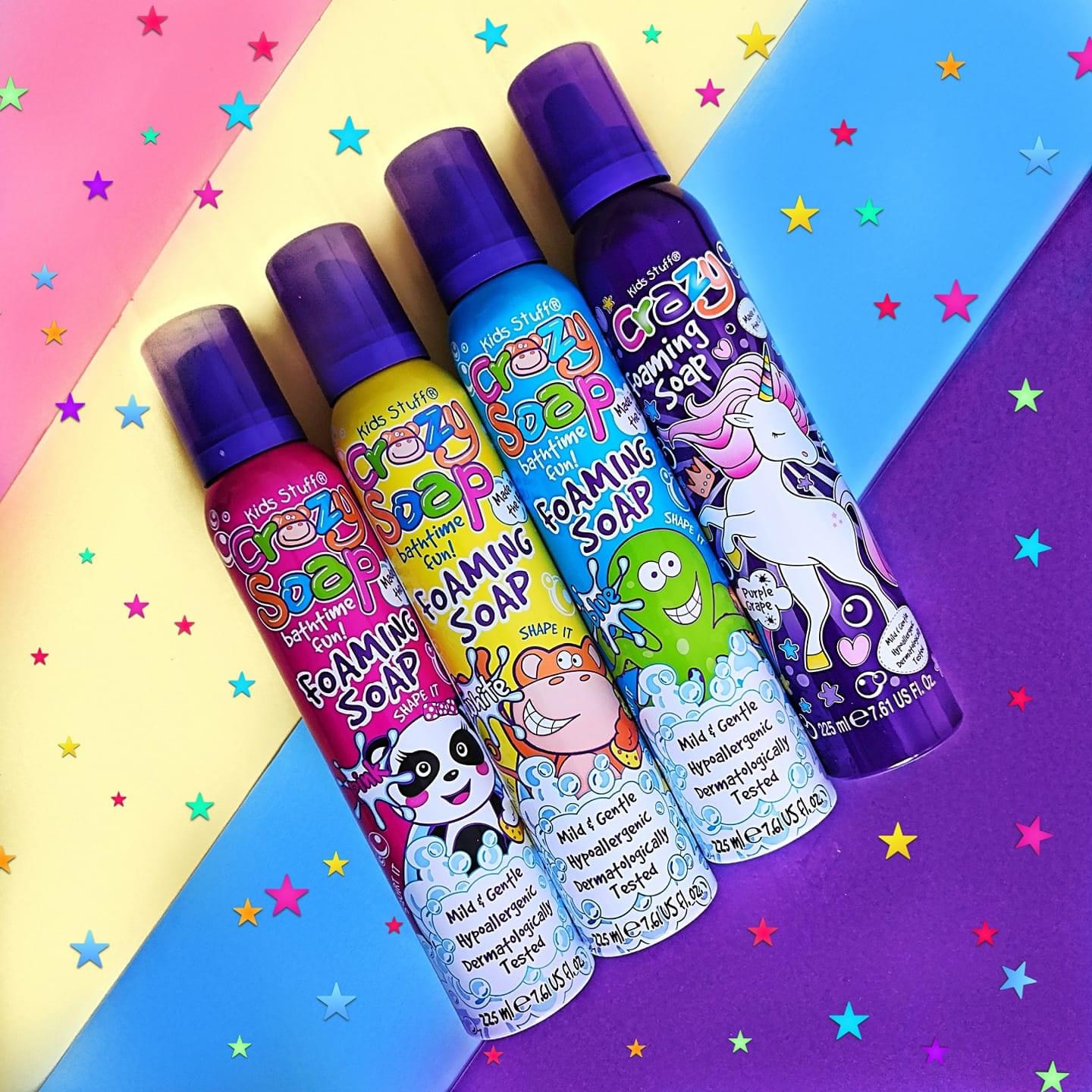 สบู่โฟมปั้นได้สำหรับเด็ก Kids Stuff Crazy Foaming Soap