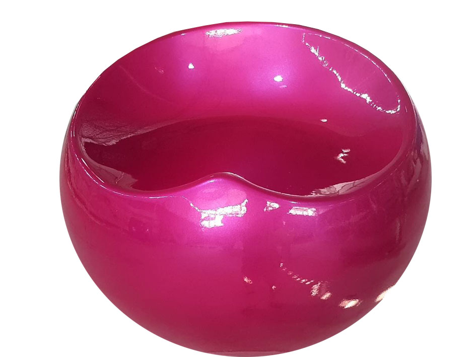 เก้าอี้ไฟเบอร์กลาส ทรงแอปเปิ้ล เก้าอี้ทรงกลม fiberglass chair