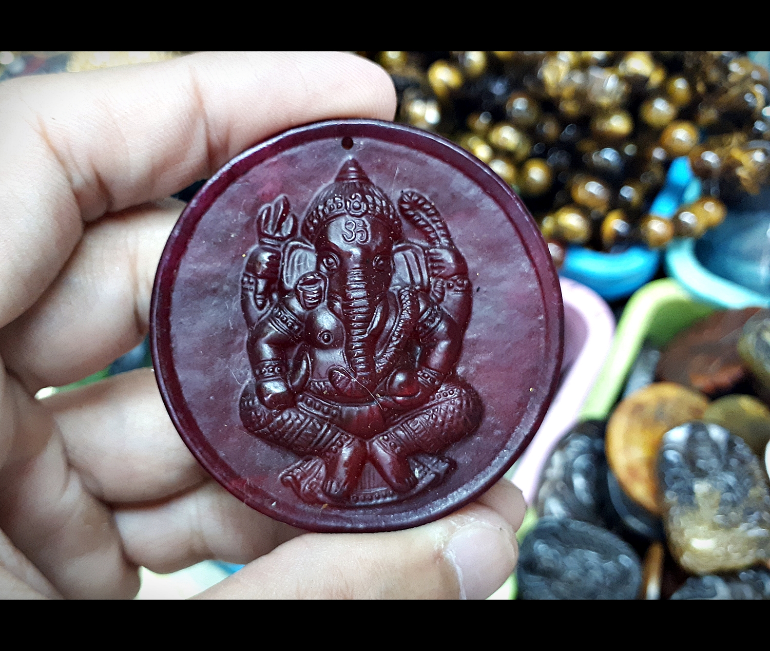 เหรียญหยก พระพิฆเนศ หลัง พระปิดตาพังพระกาฬ ปีนักษัตร 12 ราศี (ขายปลีก ขายส่ง)