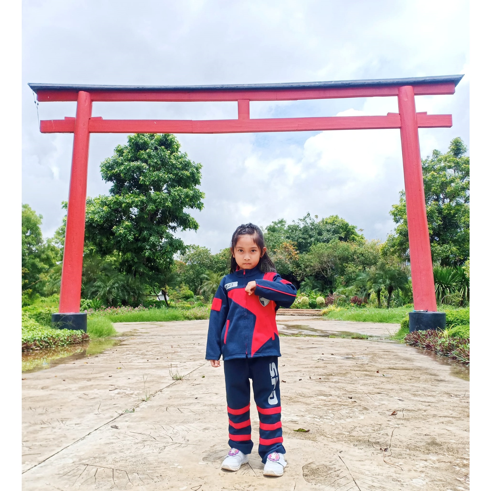 ชุดคอสเพลย์เด็ก เดกะเรนเจอร์ เดกะเรด อาคาสะ บันบัน Dekaranger DekaRed Cosplay สภาพสวยใหม่ ของแท้