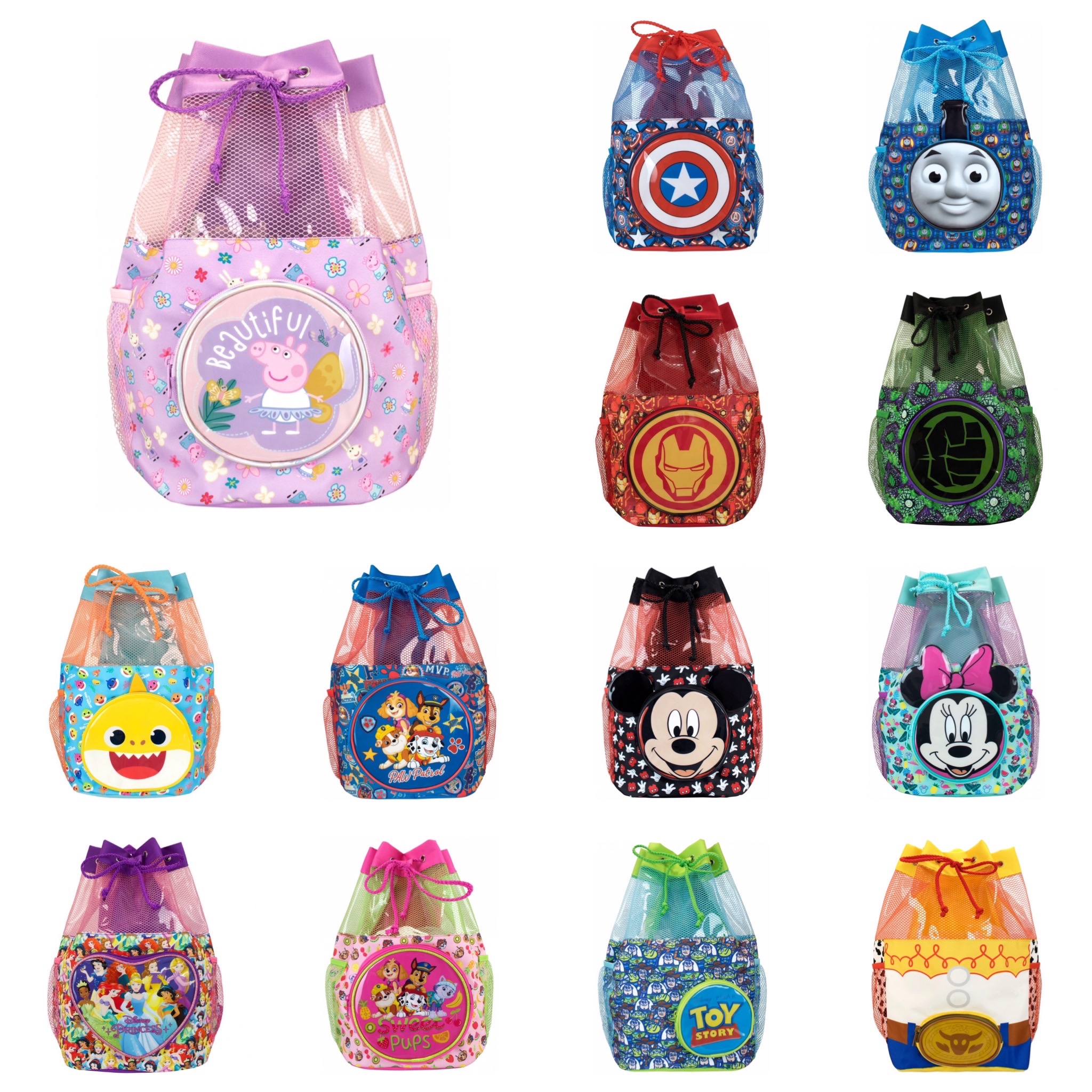 กระเป๋าสะพายเป้กันน้ำ Character UK Paw Patrol Swim Bags for Kids