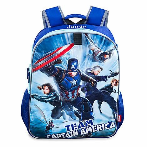กระเป๋าเป้สะพายหลังพลิกเปลี่ยนลายได้ Marvel Captain America : Civil War Reversible Backpack