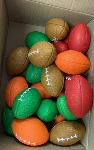 พร้อมส่ง**บอลบริหารมือลูกรักบี้ ลูกบอลฝึกมือ Soft Ball
