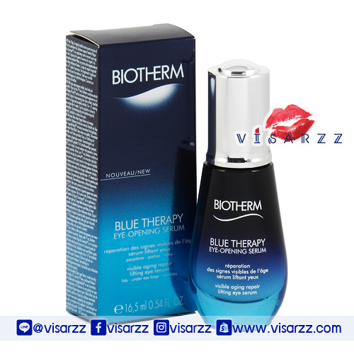 (ลด 30%) Biotherm Blue Therapy Eye-Opening Serum 16.5mL เซรั่มฟื้นบำรุงผิวรอบดวงตา แลดูกระชับและอ่อนเยาว์ พร้อมช่วยฟื้นบำรุงขนตา
