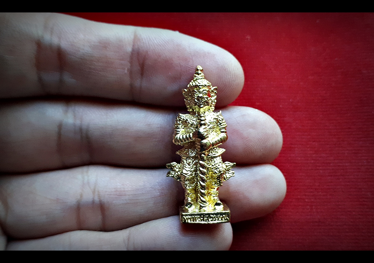 รูปหล่อ ท้าวเวสสุวรรณ (2หน้า เทพ ยักษ์) (ขนาดพกพา ห้อยคอ ) เนื้อทองลำอู่ ปี2563 #รับประกันแท้ - หลวงพ่อเล็ก วัดท่าขนุน (ปลุกเสก ณ วัดพุทธพรหมยาน)