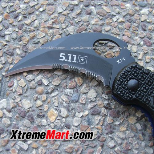 มีดพับคารัมบิต 5.11 ใบสีดำ Tarani knife series