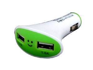 ที่ชาร์จมือถือในรถยนต์ เสียบกับที่จุดบุหรี่ แบบ 2 พอร์ท 2 Ports Car Mobile Charger