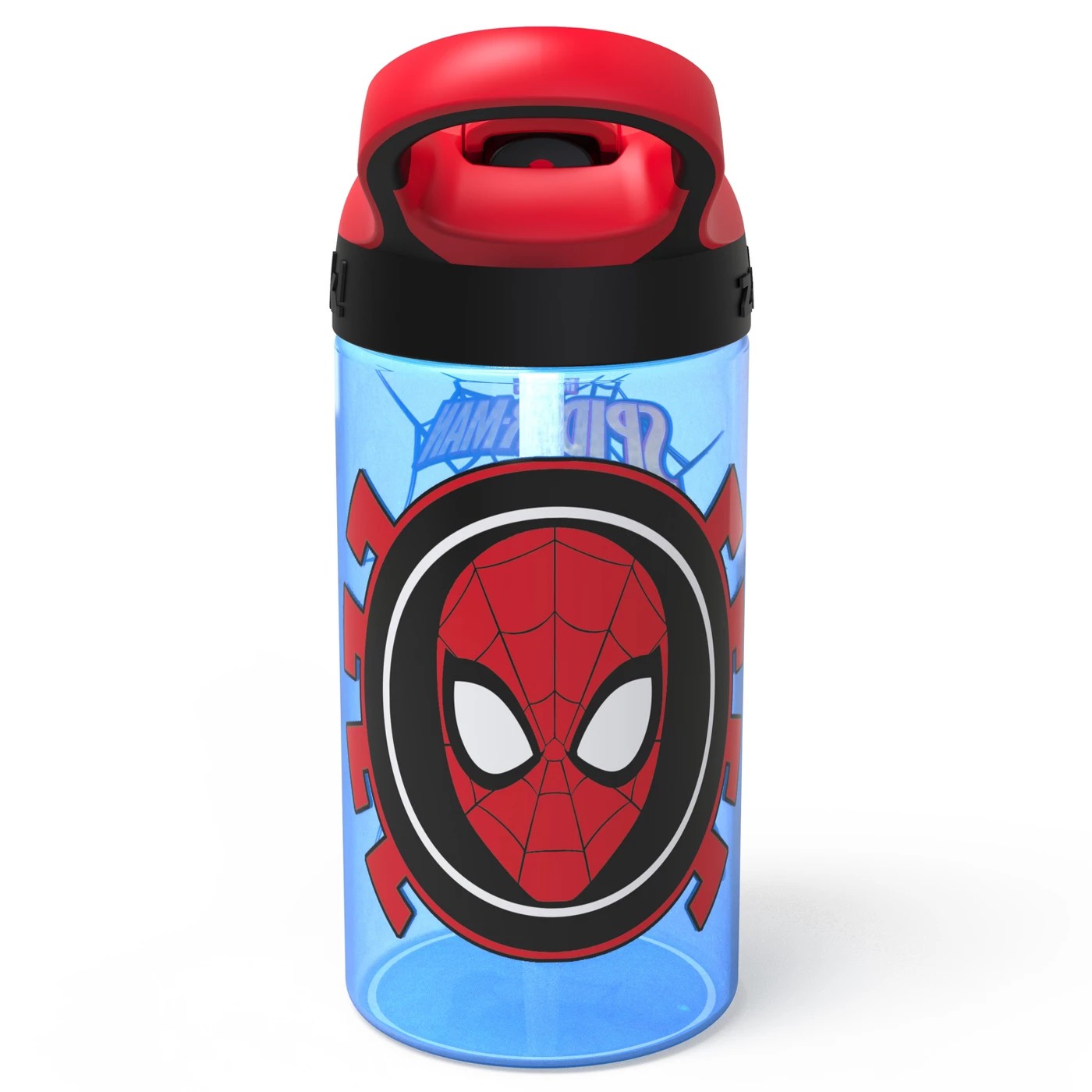 กระติกน้ำพร้อมหลอดดื่มสำหรับเด็ก Zak! 16 Oz. Spider-Man Water Bottle with Straw