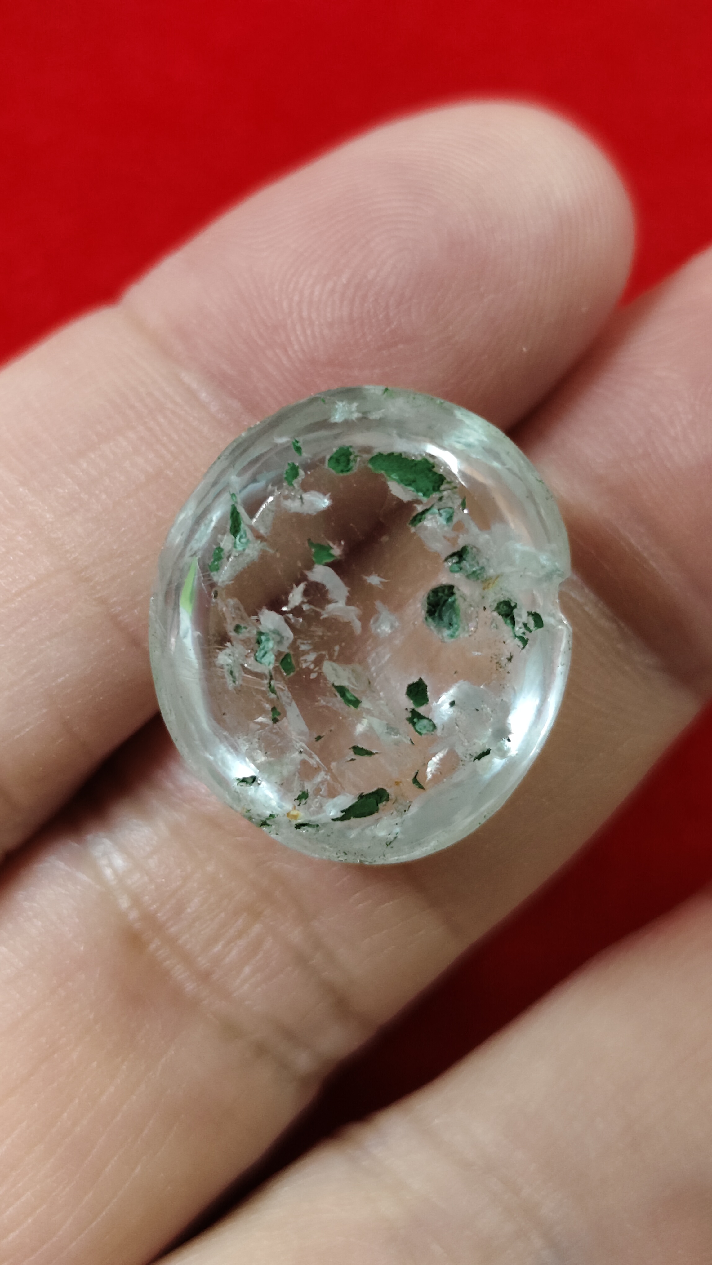 แก้วโป่งข่าม(แก้วปวกพระธาตุ)รหัสg-0035