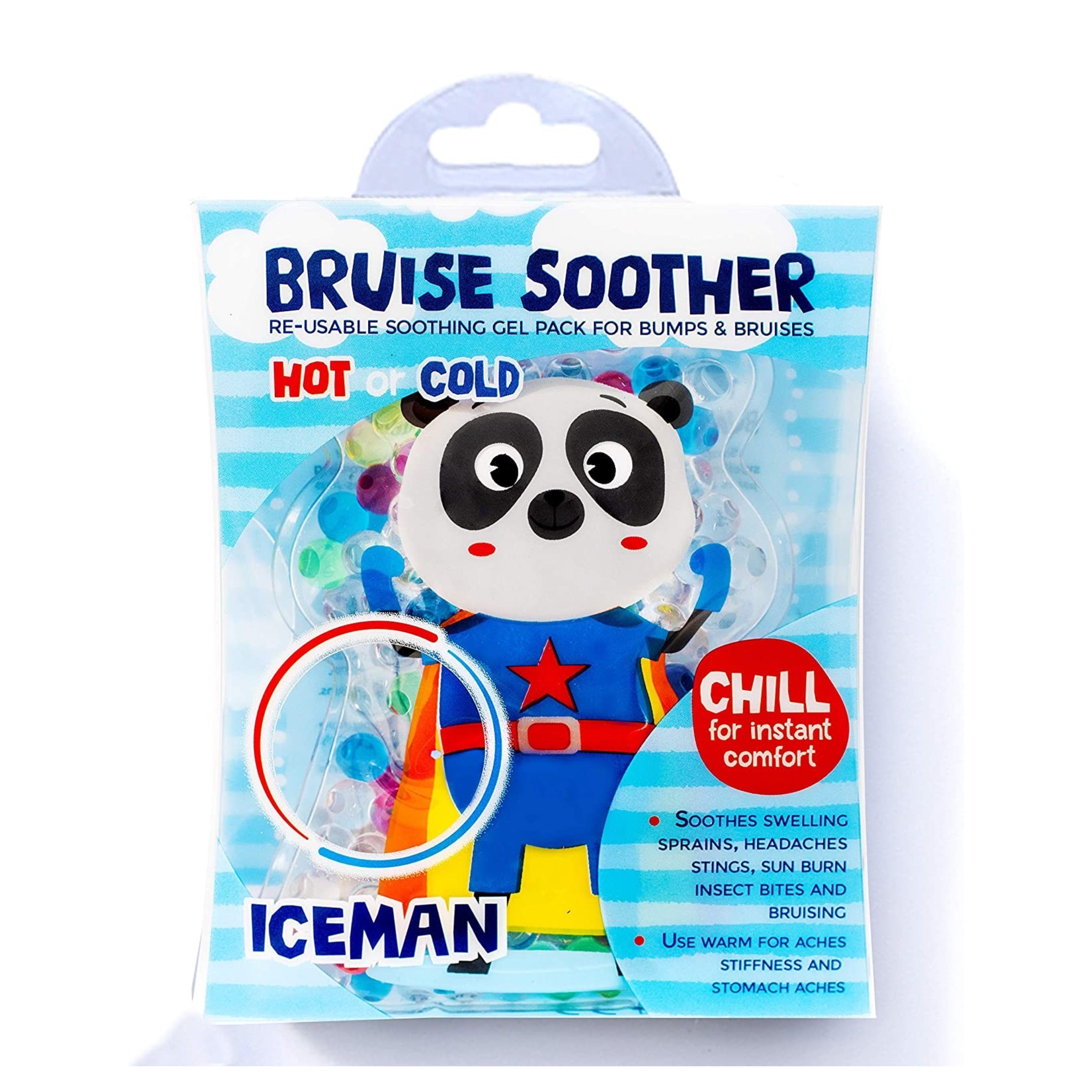 เจลประคบร้อนและเย็นสำหรับเด็ก Jellyworks Superhero Iceman Bruise Soother