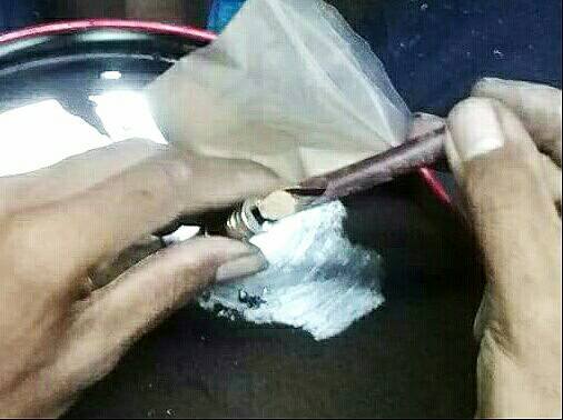 มีดหมอ หลวงพ่อกวย วัดโฆสิตาราม(วัดบ้านแค) (มีดหมอเทพศาสตรา มีดหมอแรงครู เล่มเล็ก) (บรรจุ มวลสาร และ เส้นผมเกศา หลวงพ่อกวย ) จ.ชัยนาท รุ่นแรงครู ปี2560