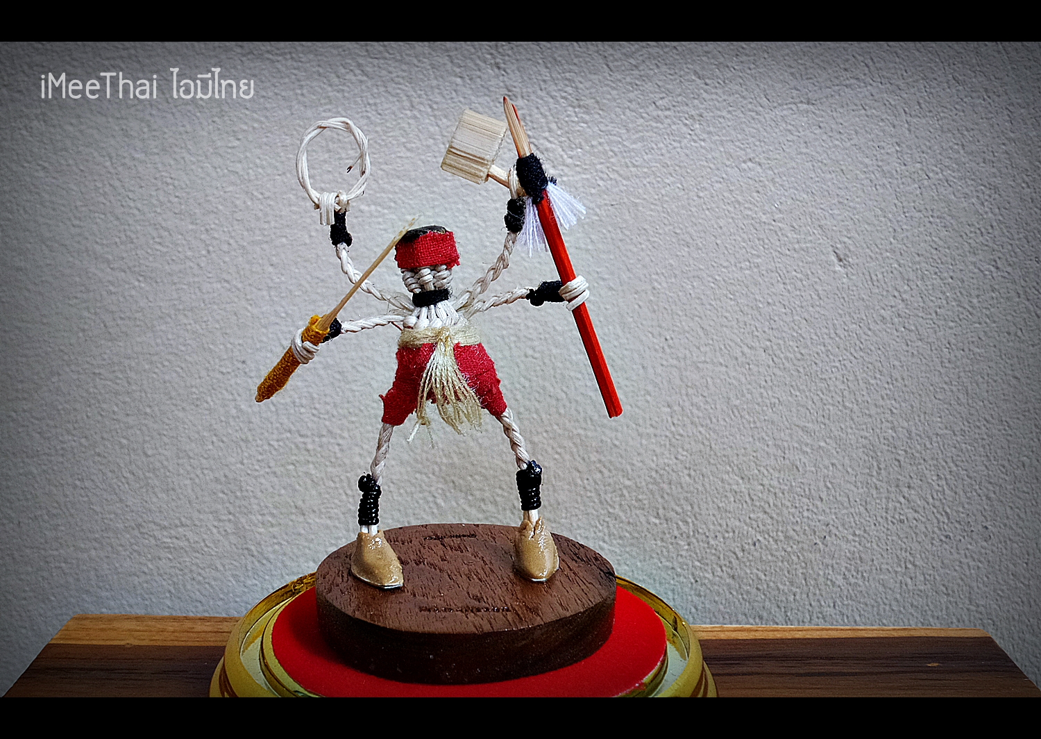 หุ่นพยนต์ 4 กร (ขนาดตั้งบูชา) ปี2559 #รับประกันแท้ - หลวงพ่อนพวรรณ วัดเสนานิมิตร