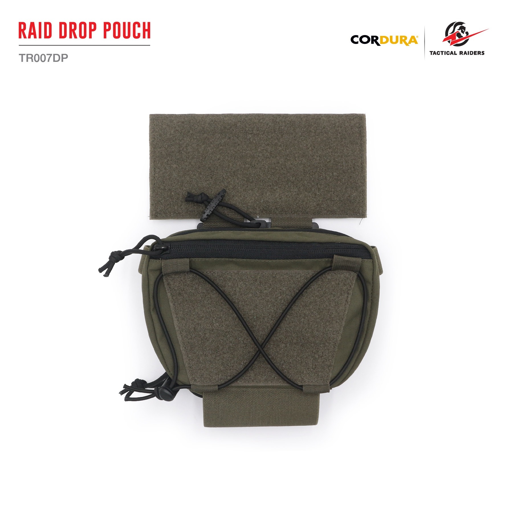 🇹🇭⫸ กระเป๋าเสริมติดเวส RAID DROP POUCH [ TR007DP ] ( Tactical Rider )